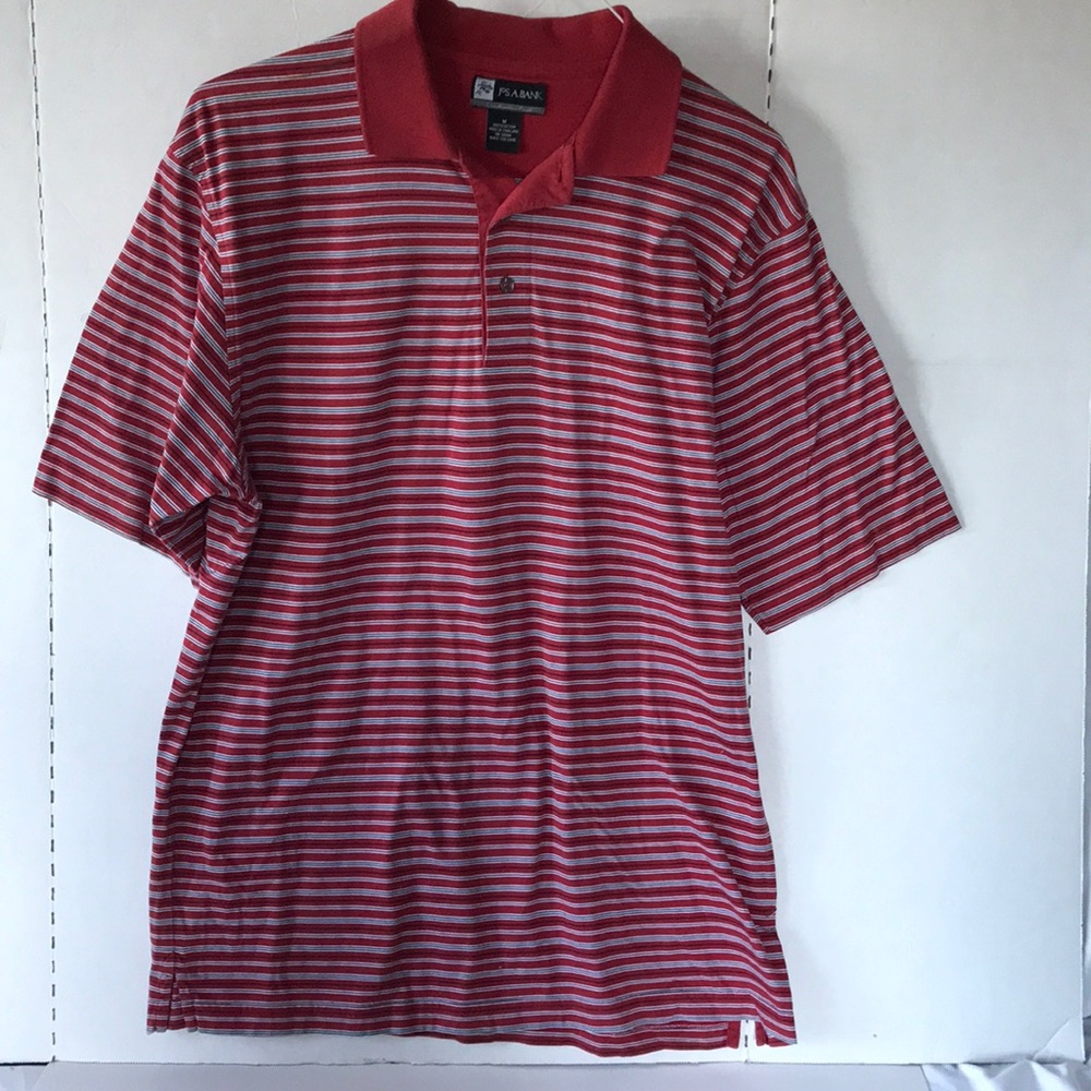 Red Striped Men’s Polo Shirt